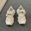 Daddy shoes ins comfortable trend spring new slimming reflective breathable single liner Xiaobai sneakers