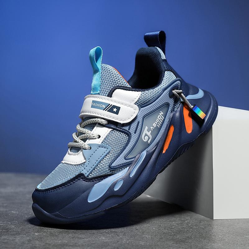 Fashion New Children Boys Mesh Sports Running Shoes Breathable Non-slip For Girls Casual Running Walking Kid's Sneakers