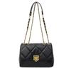 Bag Women's New Trendy Versatile Chain Rhombus Messenger Bag Premium Textured Shoulder Small Square Bag