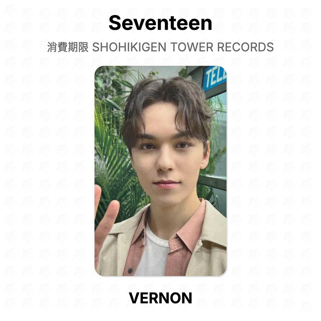 Seventeen SHOHIKIGEN TOWER RECORDS Official Photocard