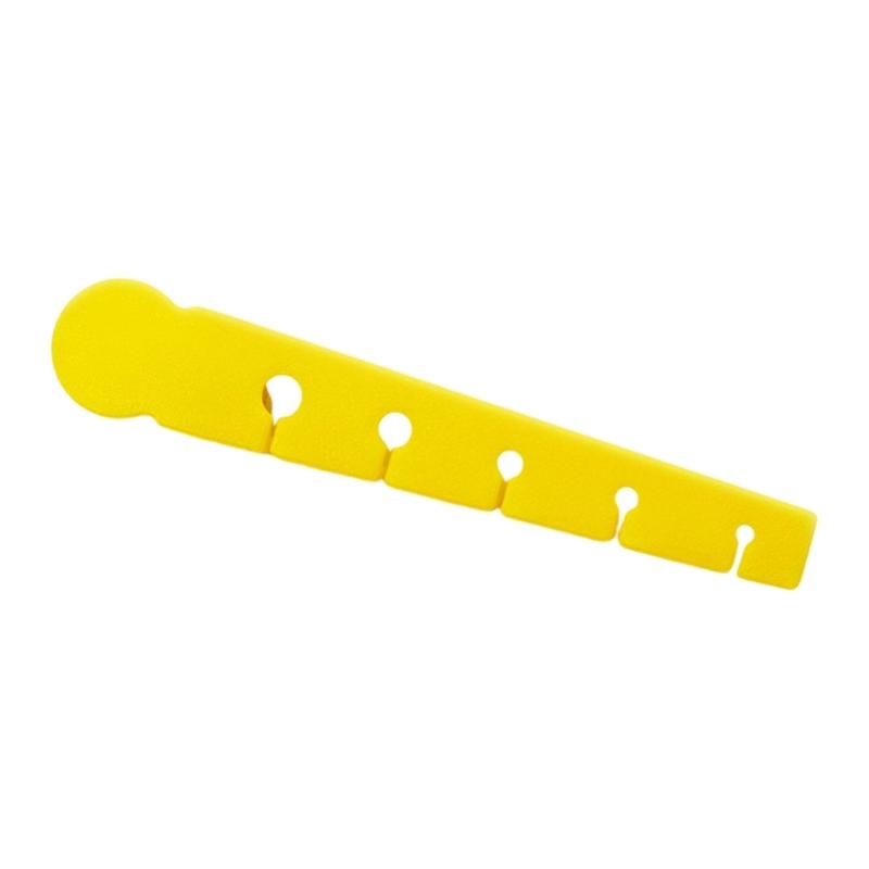 

Efficient Fly Tying Stacking Tool 5 Hole Hair Stacker Feather Holding Tool For Quick Placement And Uniform Fly Making жёлтый