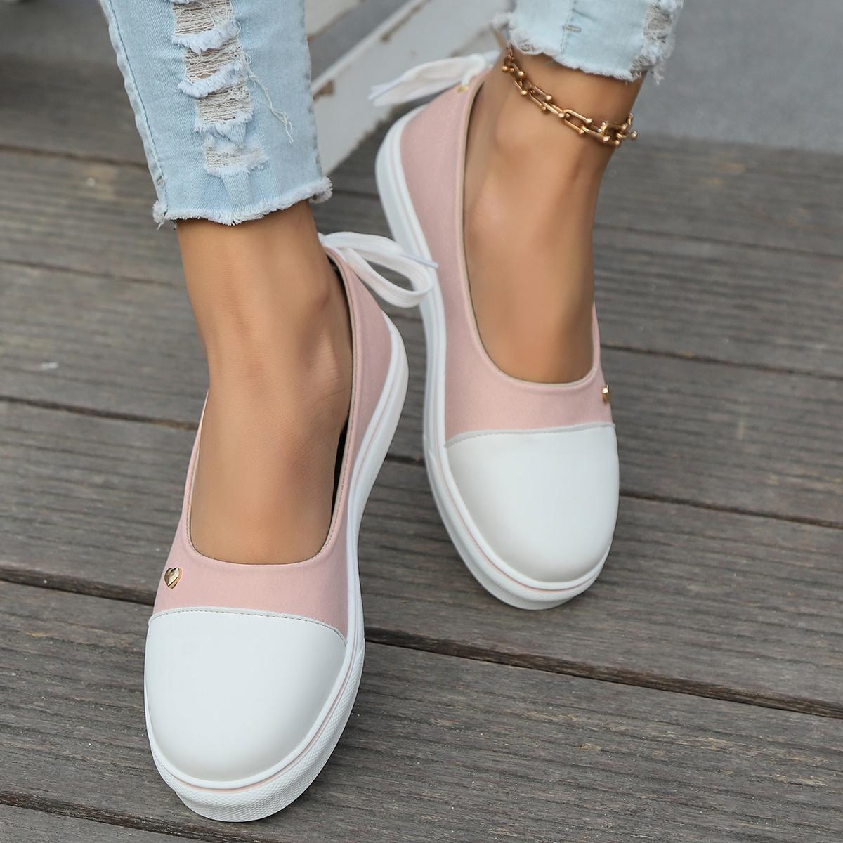 

Весна-лето, обувь больших размеров для женщин, новые разноцветные женские туфли на плоской подошве, модная повседневная обувь для ходьбы, женские мокасины 36 розовый