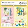 Keda Duck Kids' DIY Chalk and Crayons Set - Educational Creative Toy & Gift for Girls