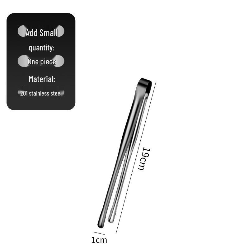 Stainless Steel 304 Kitchen Tongs for Serving Food - Ideal for Ice, Fruit, Bread, Frying, BBQ, and Grilling.