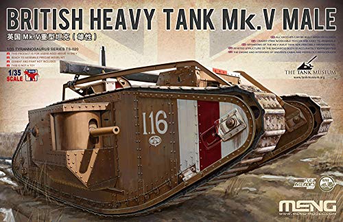 Meng Model 1/35 British Heavy Tank Mk.5 Male Plastic Model MTS020