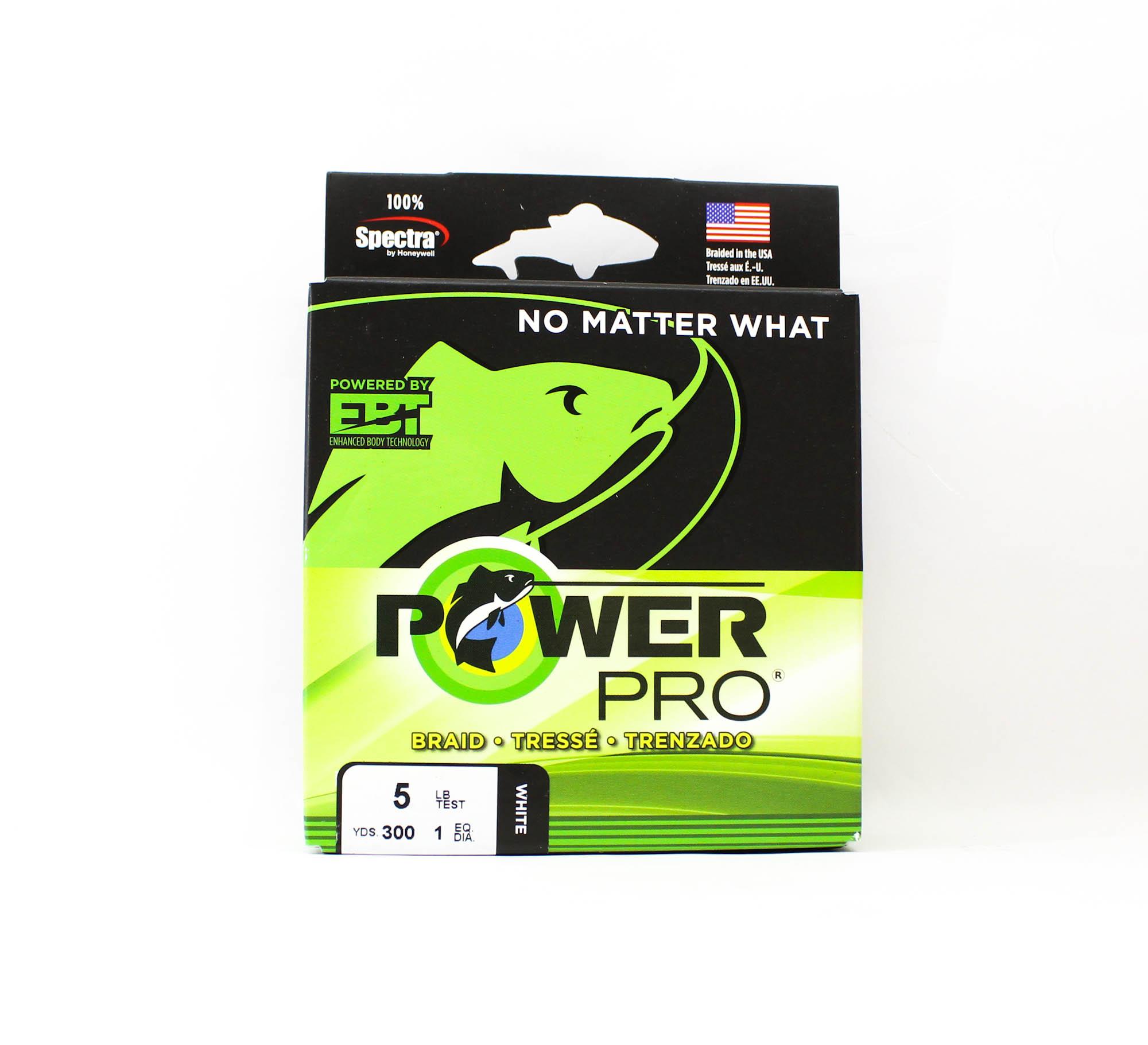 

Power Pro Braided Spectra Line 5lb x 300yds White (6059) белый
