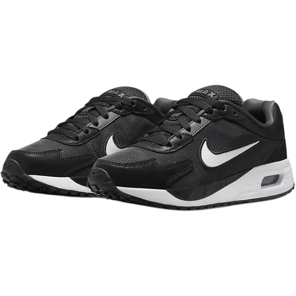 Nike Air Max Solo Anti-Kick Cushioning Low-Top Kids Lifestyle Shoes Black White Kids' Sneakers FV6367-001