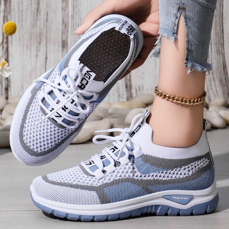 Mode-Website Atmungsaktive Sportschuhe Lässige Loafer Weiche Sohle Schnürung Laufschuhe