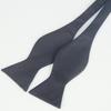 Papillon Elegante da Uomo in Poliestere Monocolore con Collo a Zucca per Abbigliamento da Lavoro e Formale