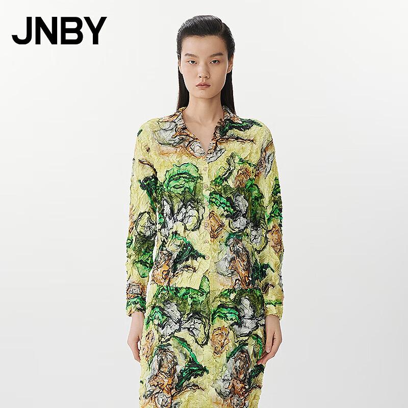 JNBY Women s 2025 Spring Slim-Fit Long Sleeve Button Shirt S