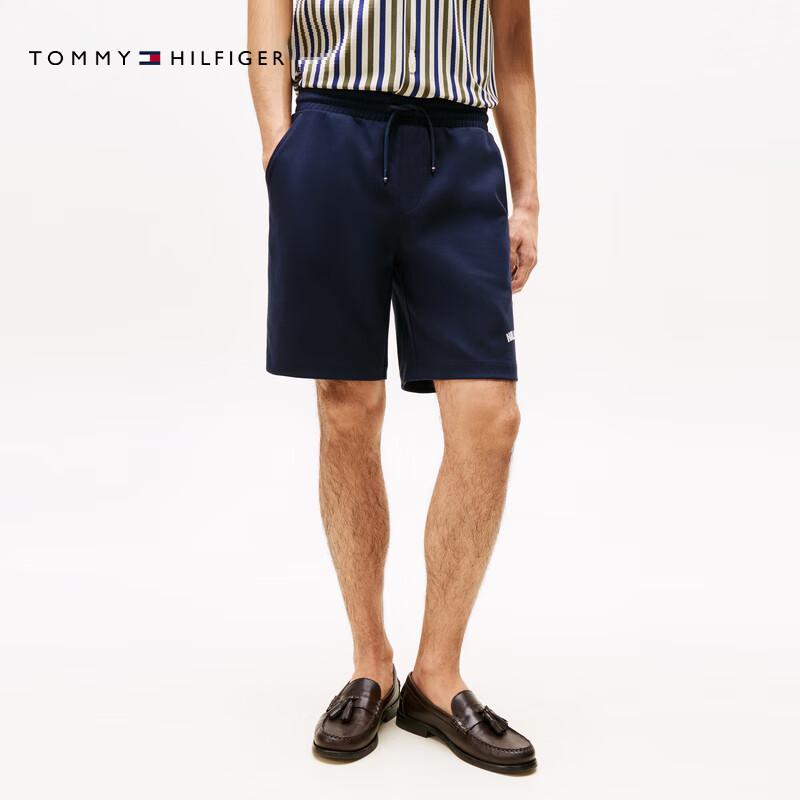 

Tommy Hilfiger Men s Fleece Logo Drawstring Sport Shorts M