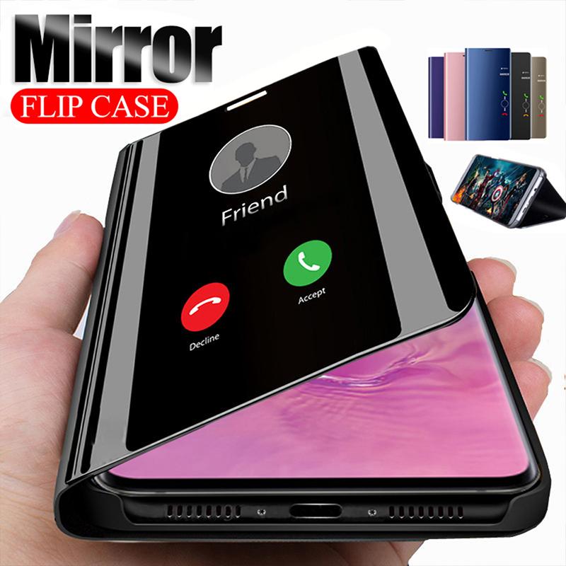 View Smart Mirror Magnetic Case For Apple iPhone 15 14 13 12 11 XS Pro Max Mini X XR 6 6s 7 8 Plus Luxury phone Flip Stand Cover