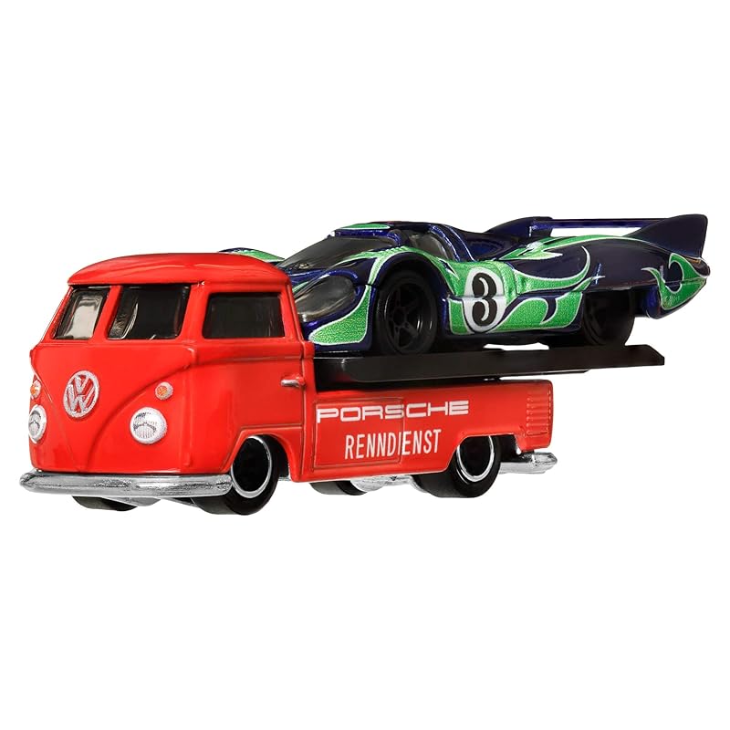 Hot Wheels Wheels) Premium Collector Set - Porsche Rennsport [ Mini Car 4 Units] [3 Years Old~] HRT54