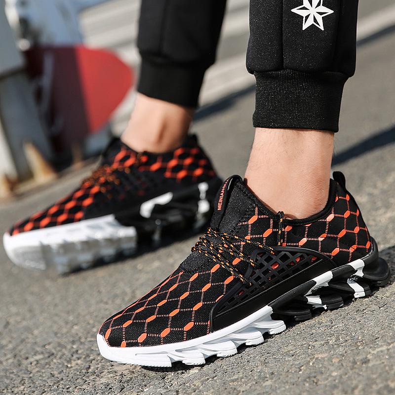 Fashion Men's Sneakers Summer Breathable Soft Sole Casual Walking Lightweight Platform Men's Shoes Fashionable Casual Tennis Sneakers