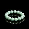 13mm Round A-Grade Jadeite Beads Bracelet - Unisex Style Jade Hand Jewelry