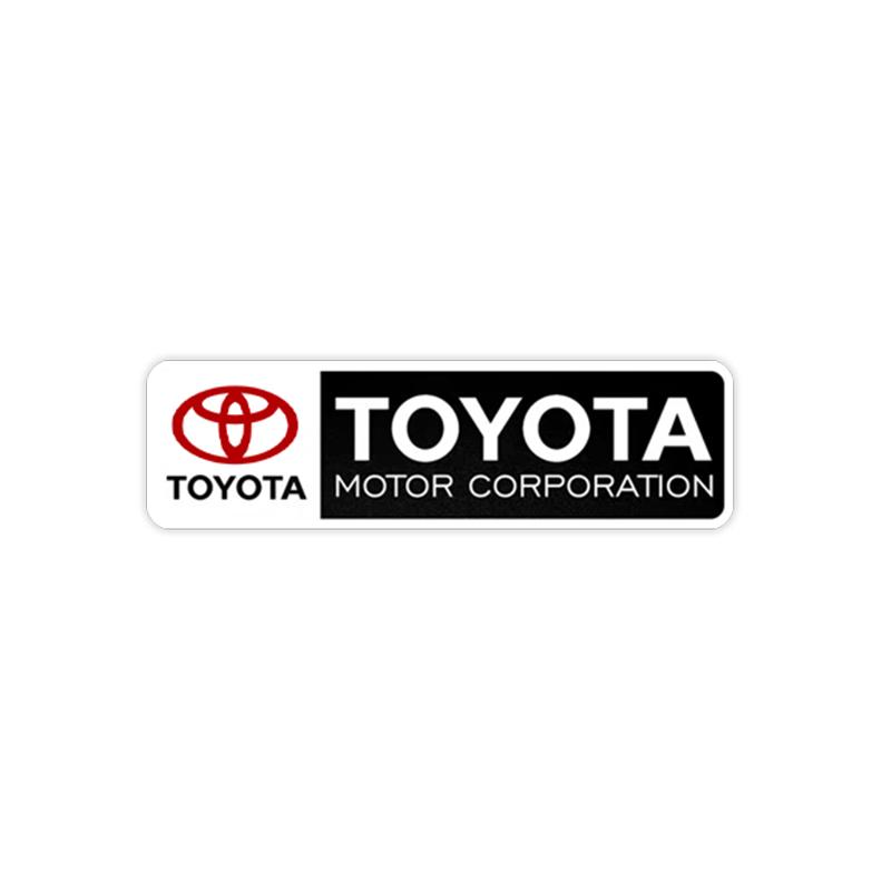 New Aluminum Car Body Side Stickers Fender Trunk Decor Badge Decal For Toyota TRD Camry RAV4 Land Corolla Levin Yaris Aygo Hilux