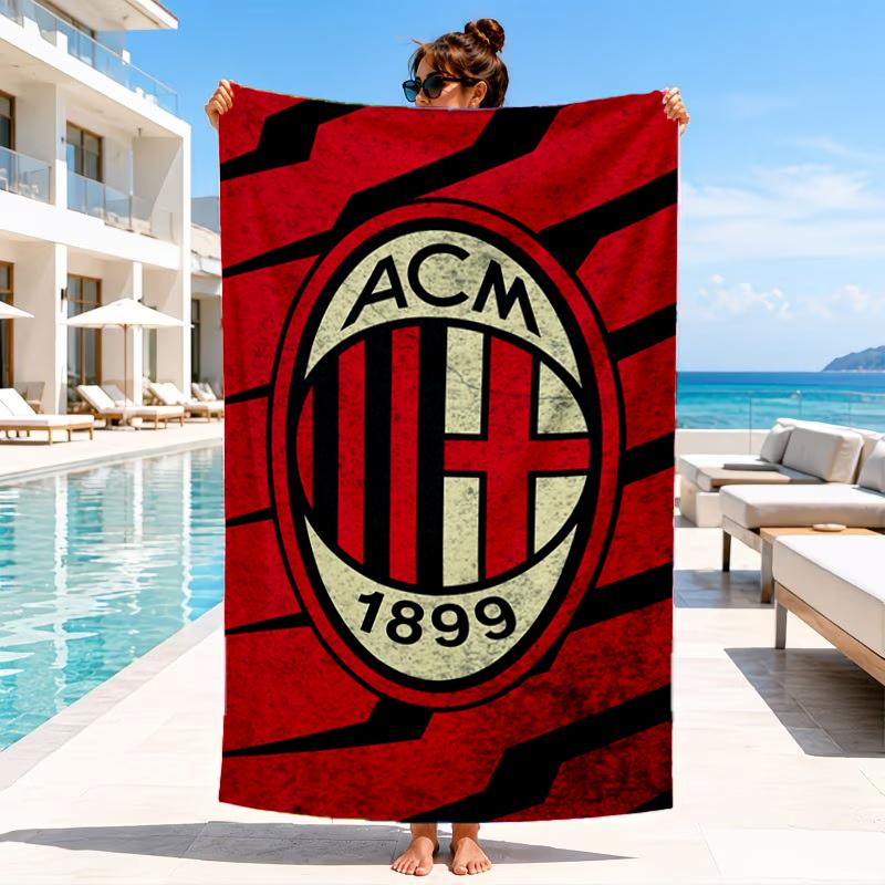 1909 Football Club Beach Towel, Microfiber Beach Towel, Perfect For Pool, Beach, Travel, Home Decor Beach Party Fan Gifts