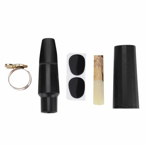 Alomejor Tenor Saxophone Mouthpiece Set, Cap, Reed, Buckle, Pads, Instrument Parts, Saxophone Accessories