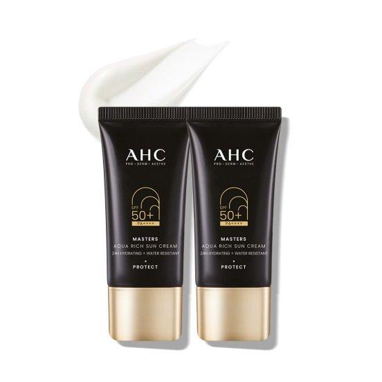 

AHC Aqua Rich Sun Cream SPF50+/PA++++ 30ml x 2ea +RANDOM GIFT