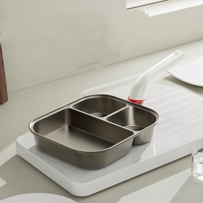Wutuo Titanium Non-stick Breakfast Frying Pan with Glass Lid