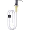 Sink Soap Dispenser, Extended Extension Tube, Kitchen General Detergent, Vegetable Basin Extractor, Detergent Pressing Head (Brushed Pump Head + 1m),