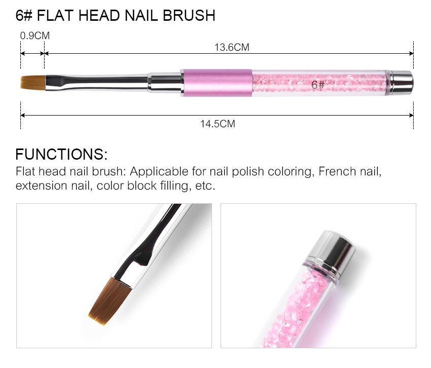 kads Nagelpinselstifte, UV-Gel-Nagellack, Malerei, Zeichenpinsel, Gel-Nagellack, Erweiterungs-Builder-Werkzeuge