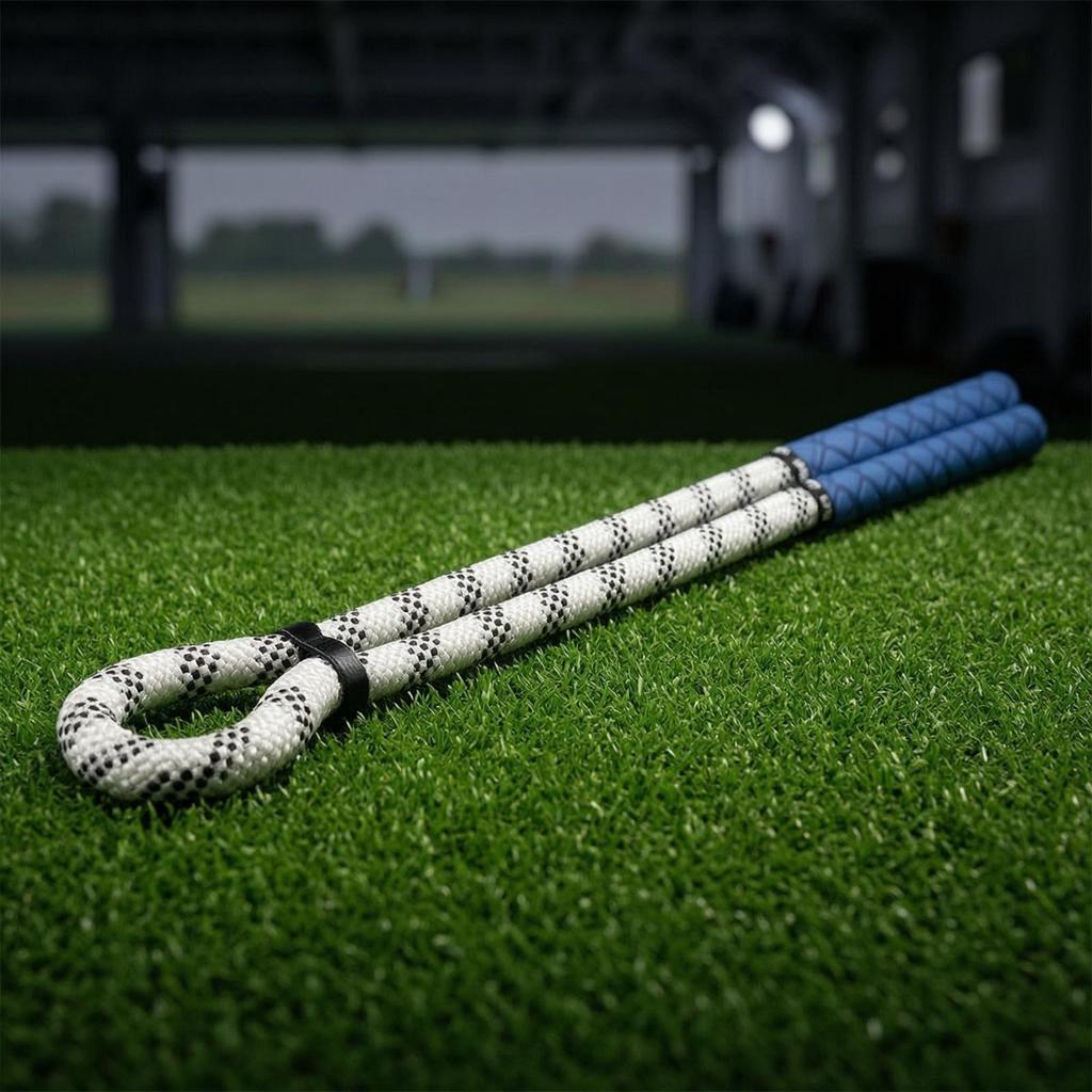 Weighted Golf Swing Training Rope Portable with Grip Flexible