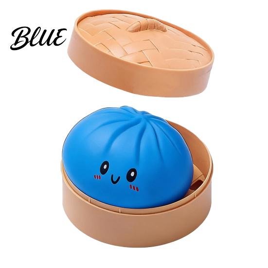 Langsam aufgehendes Brötchen Spielzeug Stressabbau Gedämpft mit Dampfgarer Simulation Gefüllt Chinesisches Fidget Quetsch Sensorisch Weich TPR
