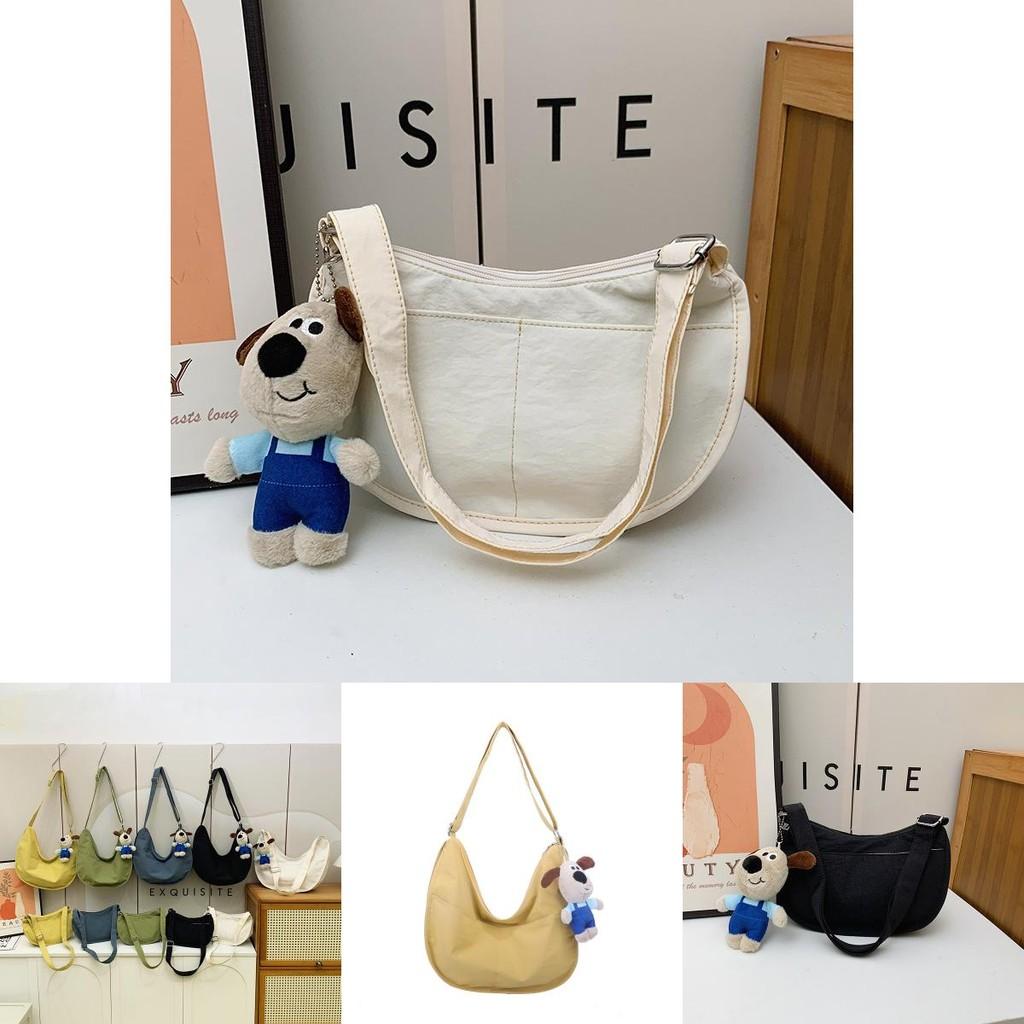 Chic And Breathable Nylon Kids' Shoulder Bag Available In Various Eye-catching Colors