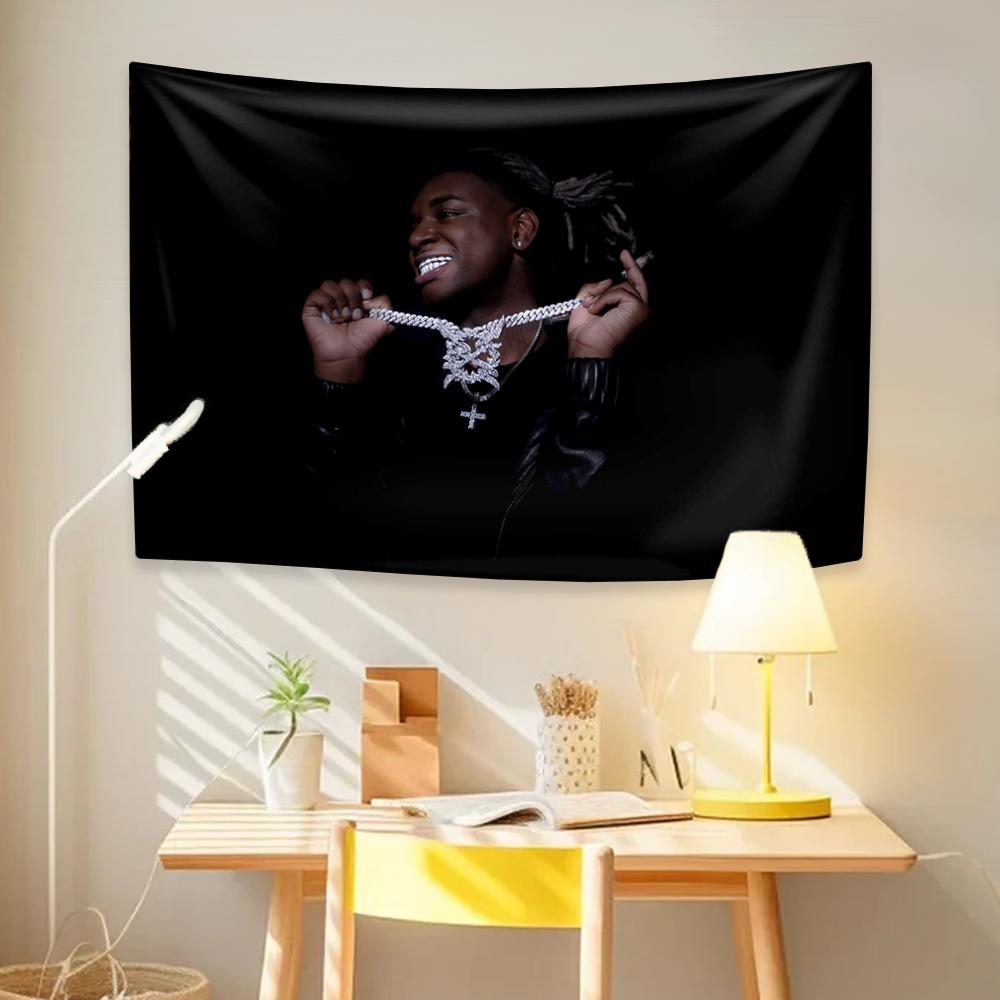 Ken Rapper Carsons Tapestry A Great Chaos Music Album Cover Poster Wall Hanging Decor For Bedroom College Dorm Home Decor Meme F