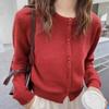 Autumn & Winter Round Neck Wool Cardigan: Women's Loose, Short, Versatile Knit Outerwear