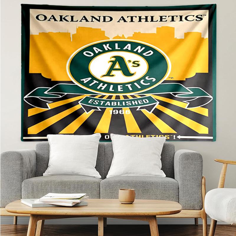 Oakland Team Quick-Dry Tapestry Hanging for Bedroom,Livingroom, Playroom,Decor Art Room Wall Tapestry Holiday and Birthday Gifts