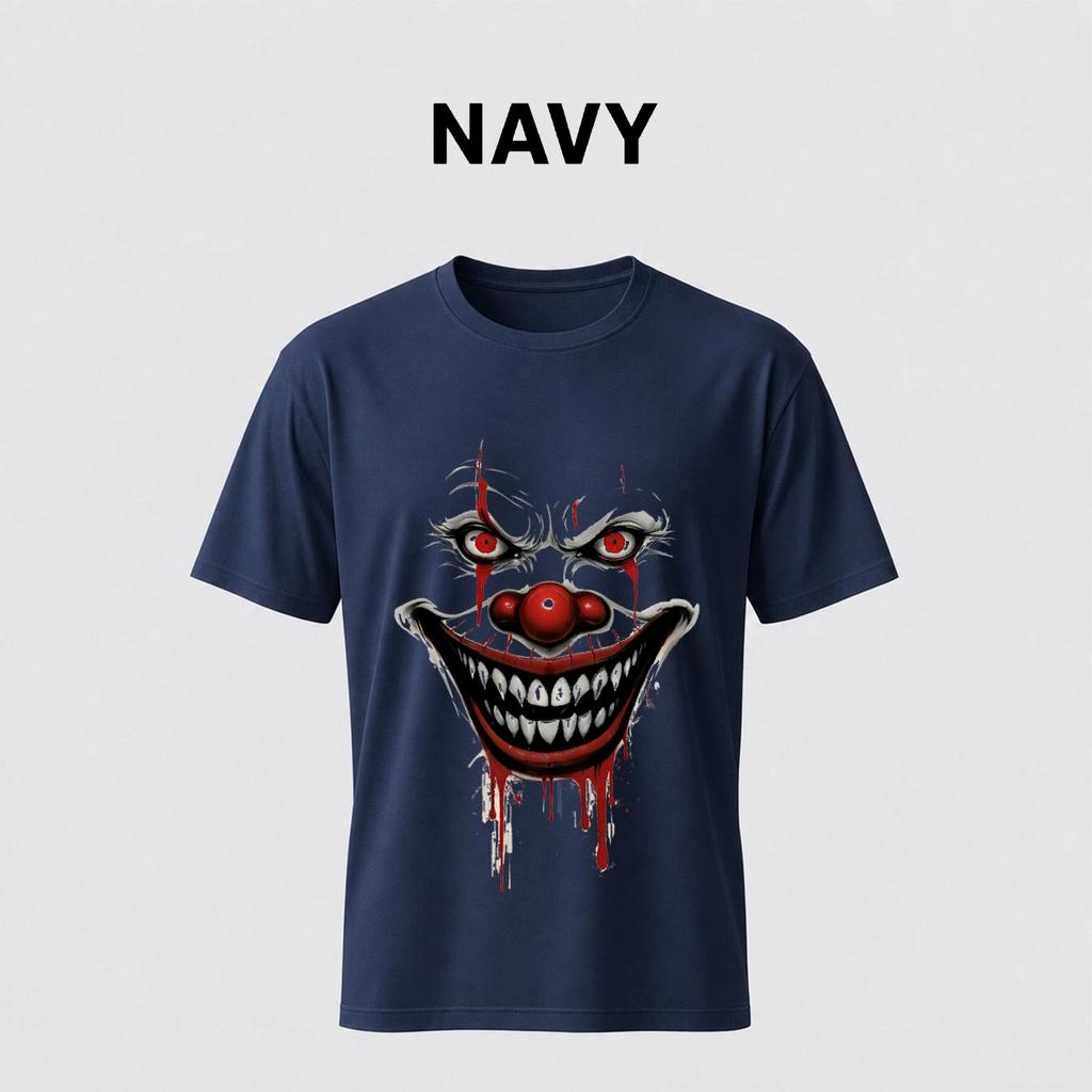 Stylish Retro Clown Pattern 3D All Over Print Men's Crew Neck T-Shirt
