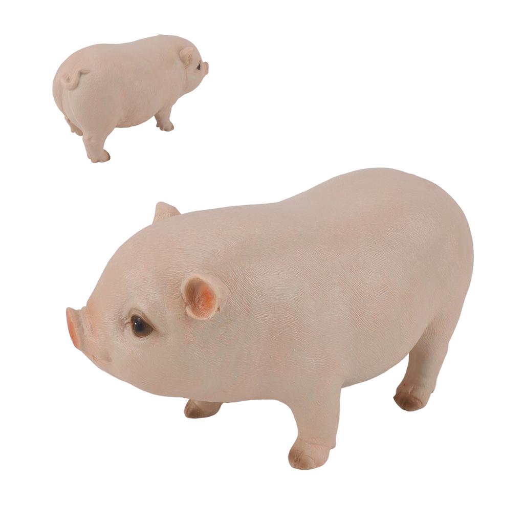 Small Statue Standing let Figurine Resin Animal Sculpture for Outdoor Garden and Desktop Decoration 26.5cm