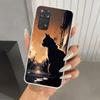 Anime Cat Rain Animal Phone Case for Xiaomi Redmi Note 15 14 14S 13 12S 12 Pro 11S 11 Plus 11T 11E 10S Soft Funda Print Shell Re
