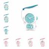 Astronaut Shaped Astronaut Desk Lamp Plastic Bedside Clocks Glowing Alarm Clock  Kids