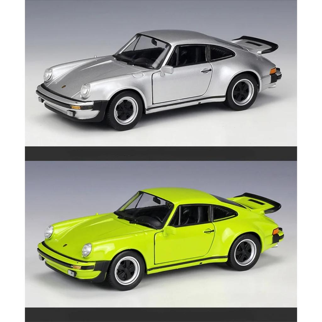 Welly 1/24 1971 Porsche 911 Turbo 3.0 Alloy Sports Car Model Diecasts Metal Classic Vehicles Car Model High Simulation Kids Gift