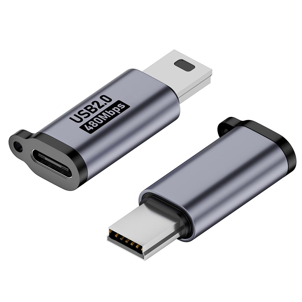 2/4PCS Type-C Female To Micro USB Male/Mini USB Male Micro USB Female To Type-C/Mini USB Male 480Mbps 5V 2A for Phone/Tablet/PC