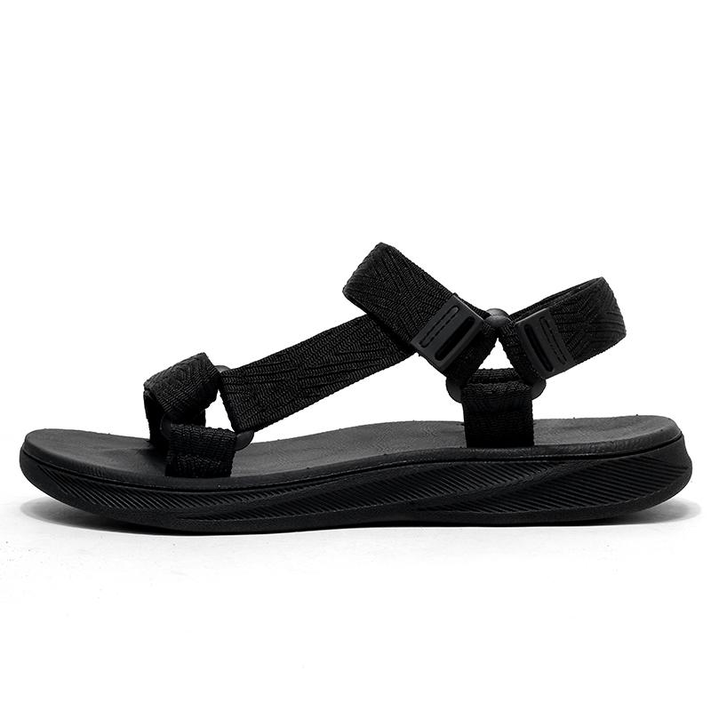 Summer Mens Casual Breathable Black Sandals Non-slip Flip Flops High Quality Outdoor Beach Slippers Water Shoes