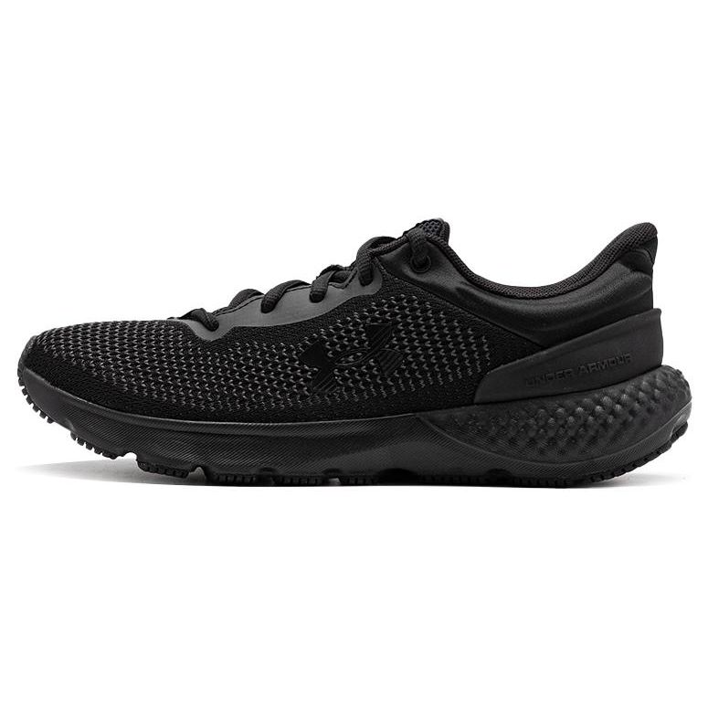 Under Armour Charged Escape 4 Knit Trendy Comfortable Fabric Cushioning Low Top Casual Running Shoes Women sneaker Black 3026526-001