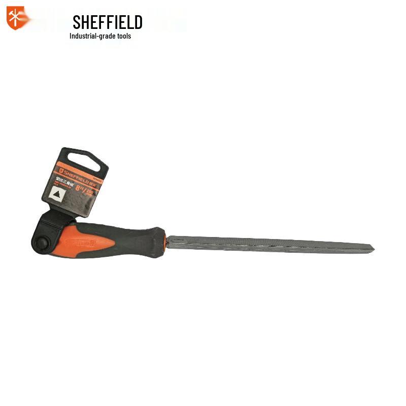 SHEFFIELD Triangular Fine-Tooth File 8 inches