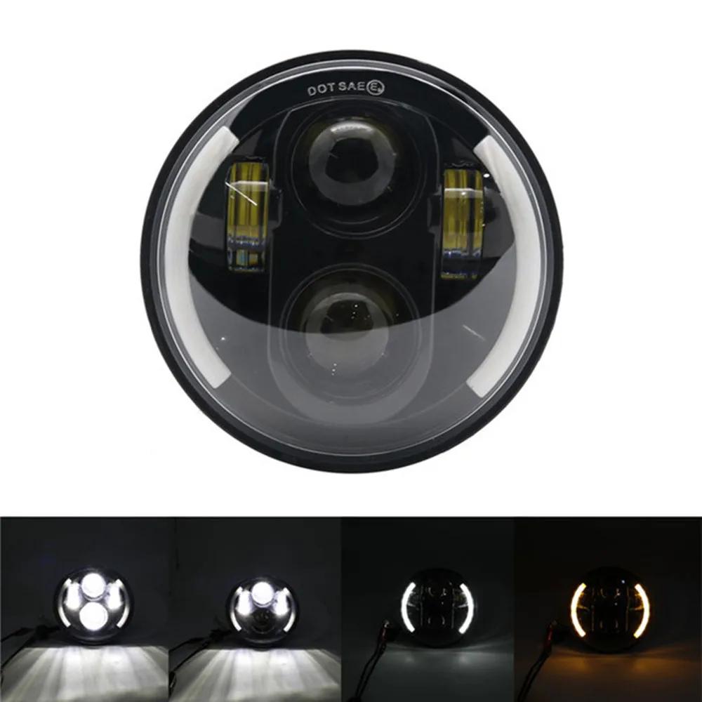 niversal Car Motorcycle 5.75 Inch LED Headlight For Harley Indian Yamaha Honda Triumph iii 5 3/4" H4 Headlamp For BMW 325i