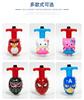 UFO gyro colorful cartoon gyro music rotating outdoor lights children's flash toys