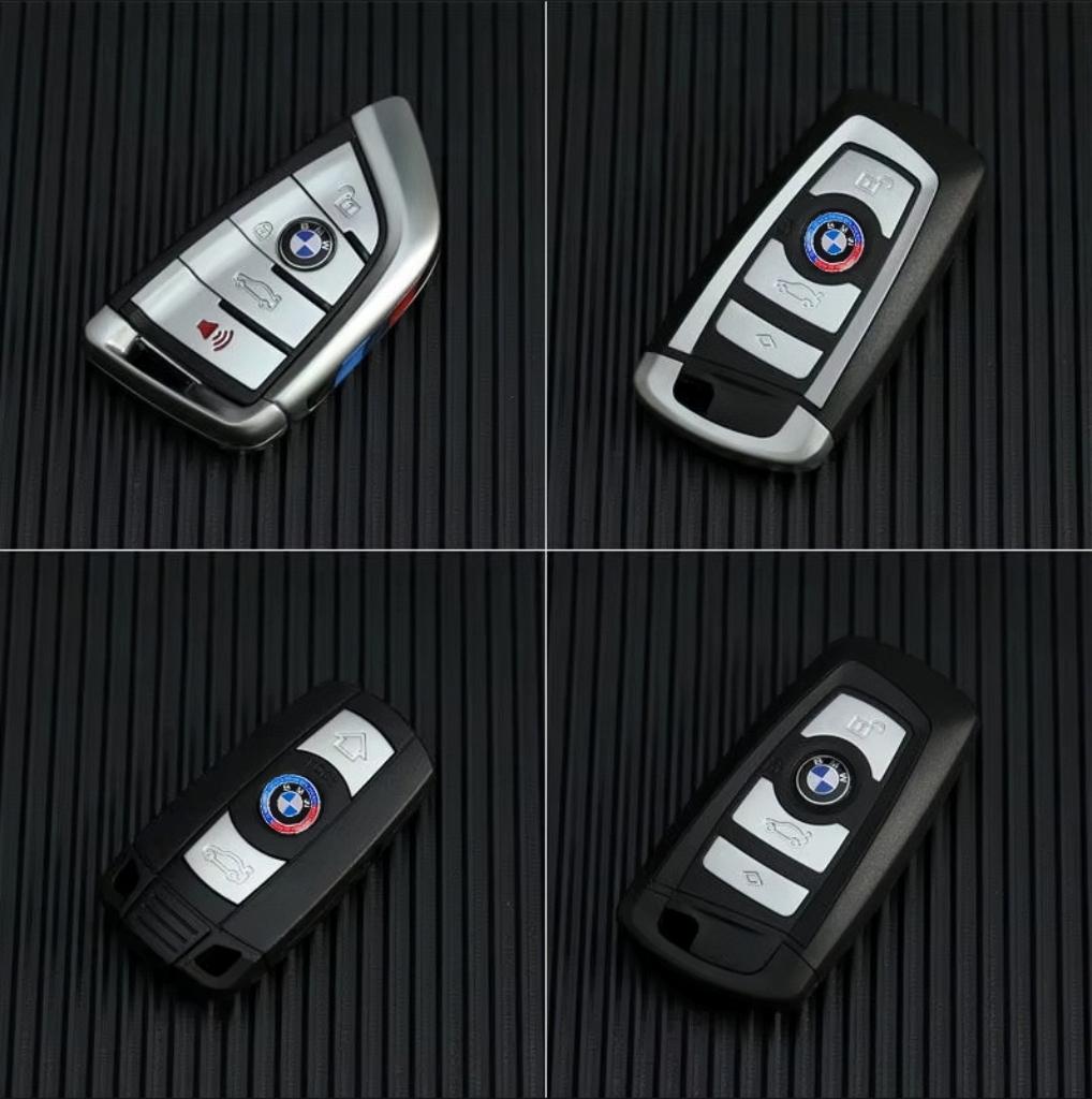 11/14MM Car Key Shell Emblem Sticker Auto Remote Accessories For BMW M E46 E90 E60 F30 F10 E39 E36 F20 G20 G30 E92 E87 X3 X5 X6 NM9