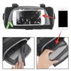 Motorcycle Electric Car Front Handlebar Storage Bag Motorcycle Accessories Container Mobile phone Touch Screen Storage Bag Universal