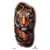 2026 Nuovo Tatuaggio Temporaneo Impermeabile Adesivo Fuoco Foresta Leone Lupo Tigre Flash Tatuaggi Uomo Corona Corpo Braccio Finto Tatuaggio