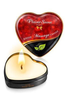 Massage Candle Heart Plaisirs Secrets Natural 35 Ml (SO1863)