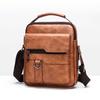 PU Leather Shoulder Bags for Men Crossbody Bag Travel Office Business Bag