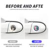 New 3D Car Interior Decorative Stickers Key Badge Steering Wheel Decoration Stickers For Alfa Romeo 308