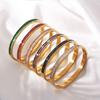 Titanium Steel Zirconia Bracelet - Colorful, Stylish, Durable, & Washable